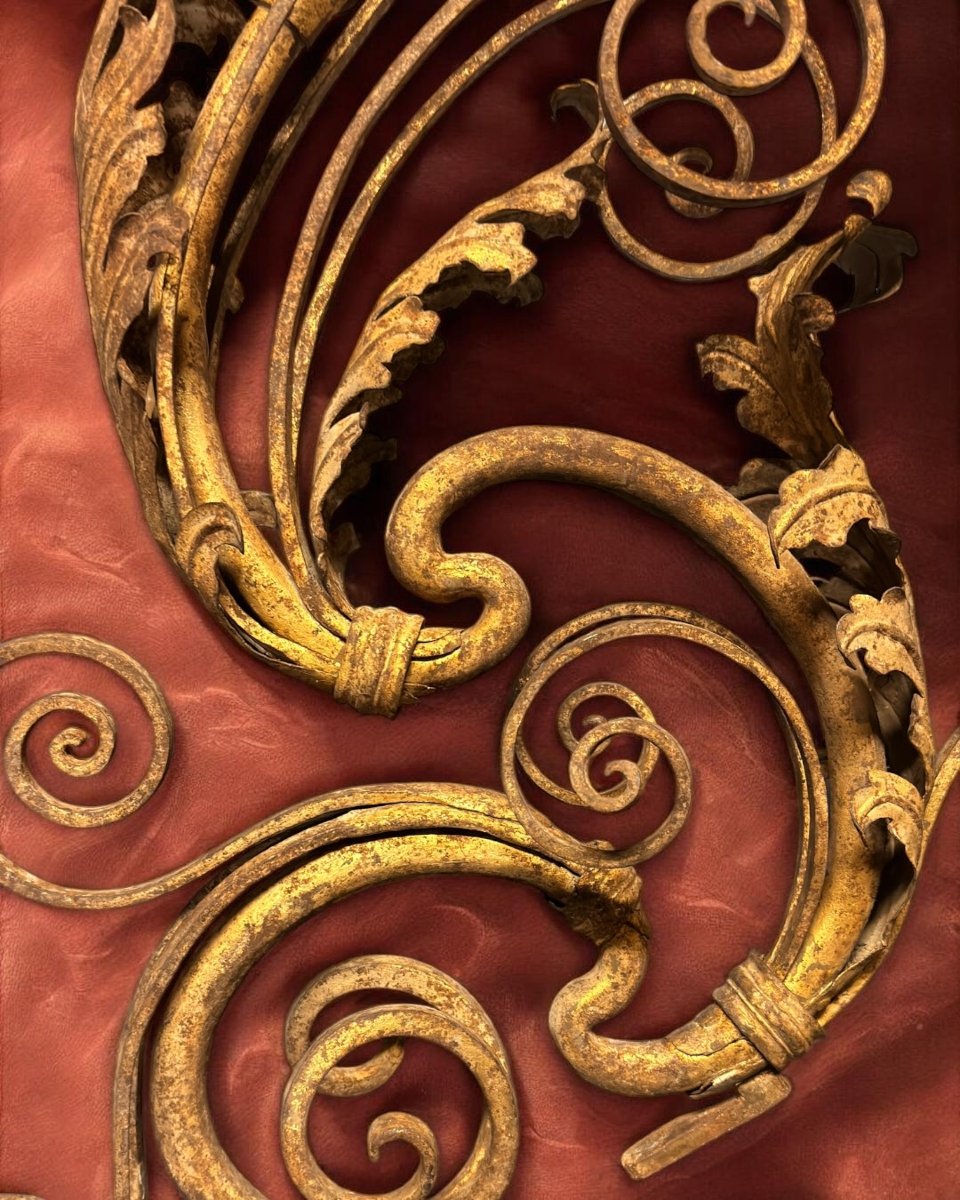 Coppia Di Antichi Torcieri Da Parete - Italia XVIII Secolo -photo-3